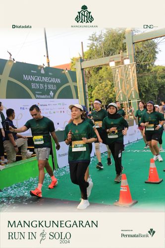 Race photo from Mangkunegaran Run 2024