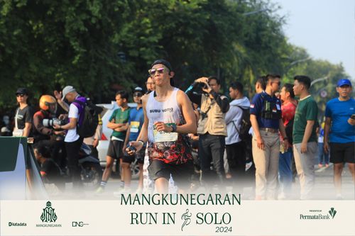 Race photo from Mangkunegaran Run 2024