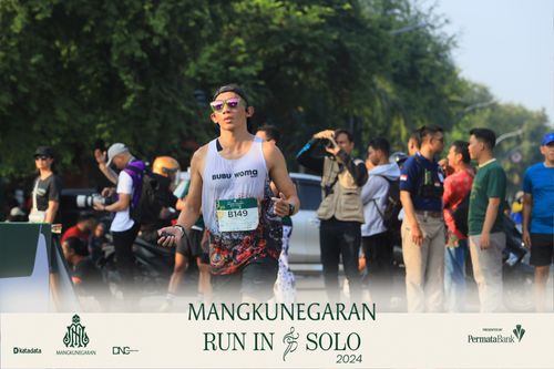 Race photo from Mangkunegaran Run 2024