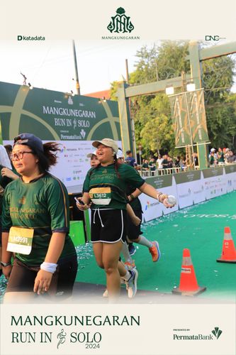Race photo from Mangkunegaran Run 2024