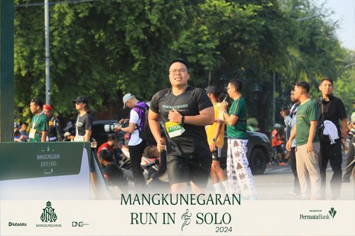 Race photo from Mangkunegaran Run 2024