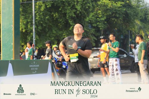 Race photo from Mangkunegaran Run 2024