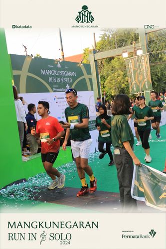 Race photo from Mangkunegaran Run 2024