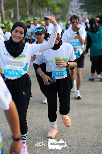 Race photo from Taman Budaya x BOGORUN 2025
