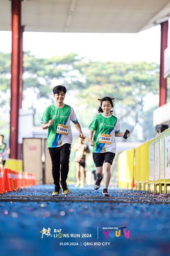 Race photo from BAF LIONS RUN 2024