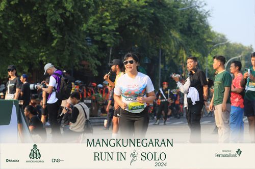 Race photo from Mangkunegaran Run 2024