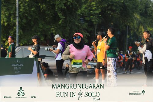 Race photo from Mangkunegaran Run 2024