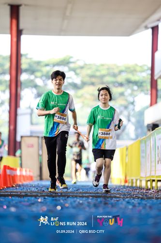 Race photo from BAF LIONS RUN 2024