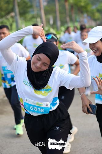 Race photo from Taman Budaya x BOGORUN 2025