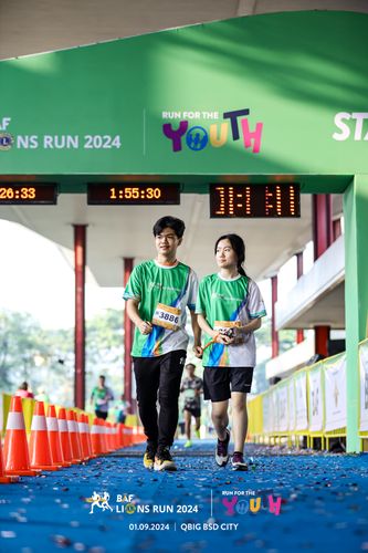Race photo from BAF LIONS RUN 2024