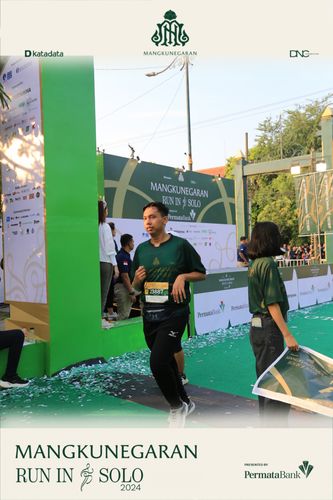 Race photo from Mangkunegaran Run 2024