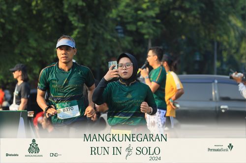 Race photo from Mangkunegaran Run 2024
