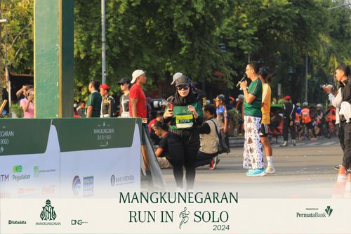 Race photo from Mangkunegaran Run 2024