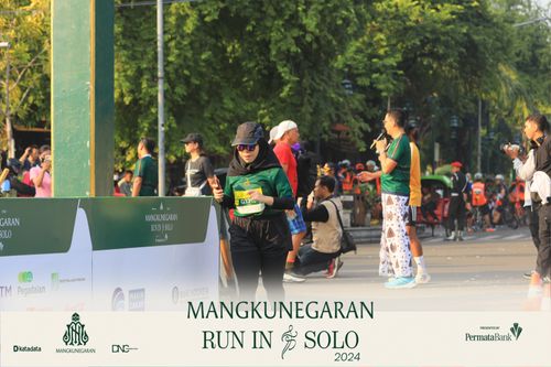 Race photo from Mangkunegaran Run 2024