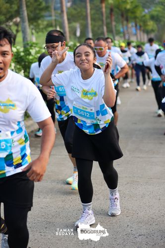Race photo from Taman Budaya x BOGORUN 2025
