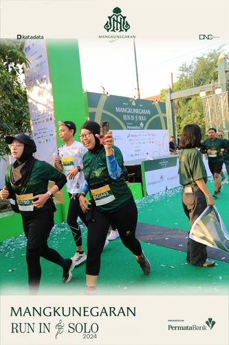 Race photo from Mangkunegaran Run 2024