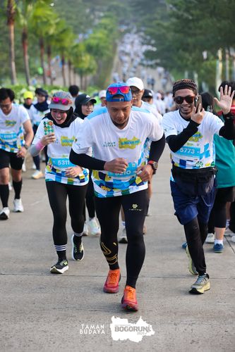 Race photo from Taman Budaya x BOGORUN 2025