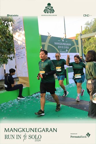 Race photo from Mangkunegaran Run 2024