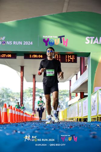 Race photo from BAF LIONS RUN 2024