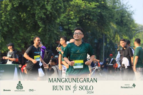 Race photo from Mangkunegaran Run 2024