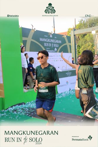 Race photo from Mangkunegaran Run 2024