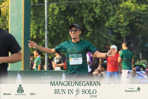 Race photo from Mangkunegaran Run 2024
