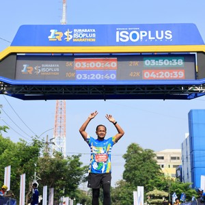 Race photo from SURABAYA ISOPLUS MARATHON 2026