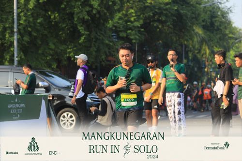 Race photo from Mangkunegaran Run 2024