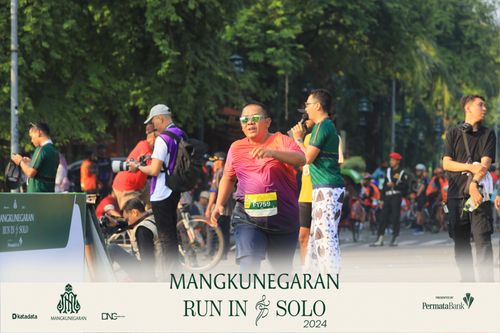Race photo from Mangkunegaran Run 2024