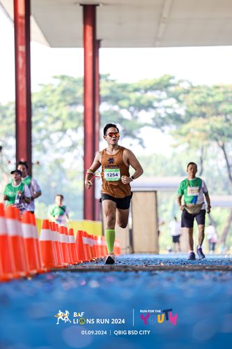 Race photo from BAF LIONS RUN 2024
