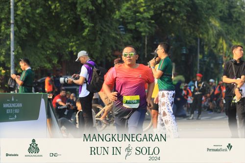 Race photo from Mangkunegaran Run 2024