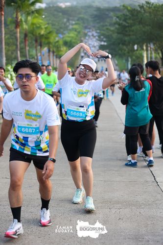 Race photo from Taman Budaya x BOGORUN 2025