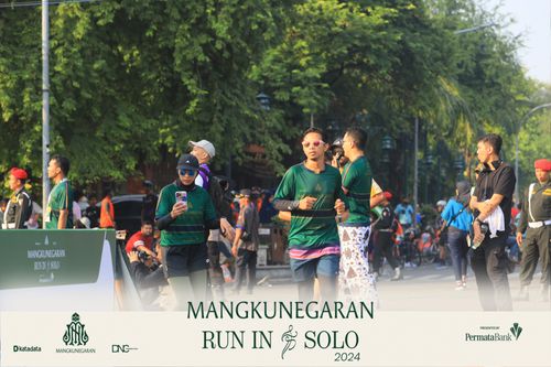 Race photo from Mangkunegaran Run 2024
