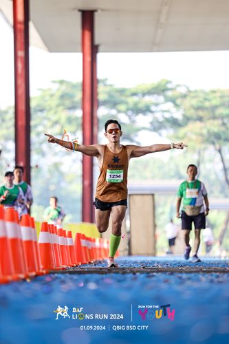 Race photo from BAF LIONS RUN 2024