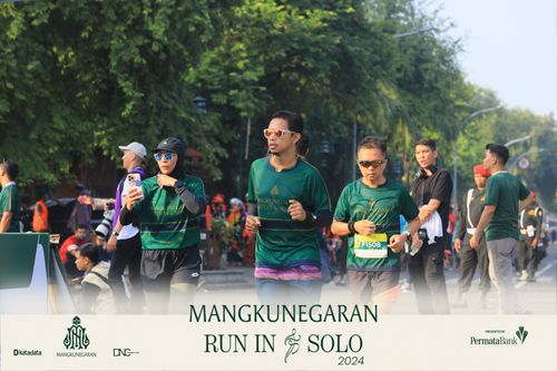 Race photo from Mangkunegaran Run 2024