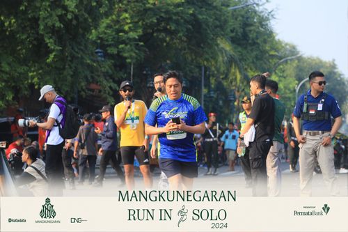 Race photo from Mangkunegaran Run 2024