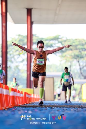 Race photo from BAF LIONS RUN 2024