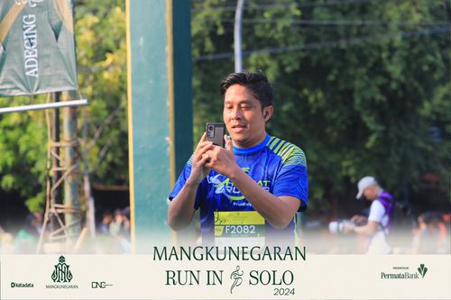 Race photo from Mangkunegaran Run 2024