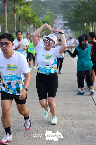 Race photo from Taman Budaya x BOGORUN 2025