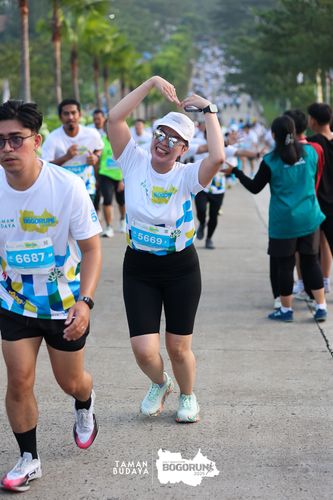 Race photo from Taman Budaya x BOGORUN 2025