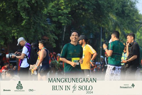 Race photo from Mangkunegaran Run 2024