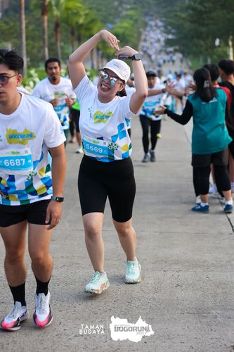 Race photo from Taman Budaya x BOGORUN 2025