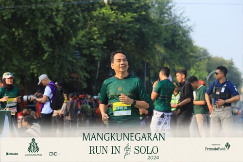 Race photo from Mangkunegaran Run 2024