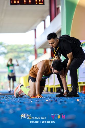 Race photo from BAF LIONS RUN 2024