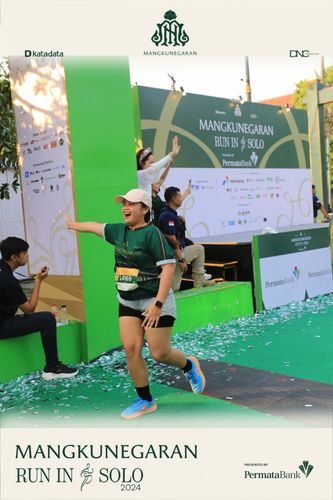 Race photo from Mangkunegaran Run 2024
