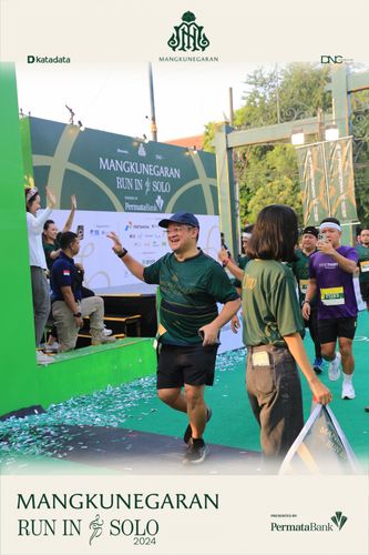 Race photo from Mangkunegaran Run 2024