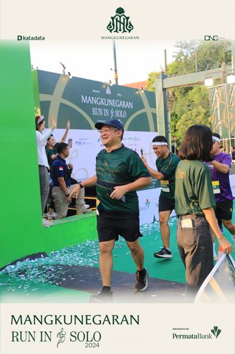 Race photo from Mangkunegaran Run 2024