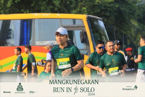 Race photo from Mangkunegaran Run 2024