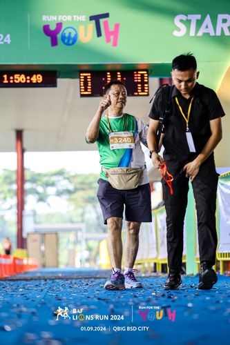 Race photo from BAF LIONS RUN 2024