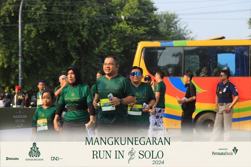 Race photo from Mangkunegaran Run 2024